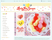 Tablet Screenshot of loveleesoaps.com